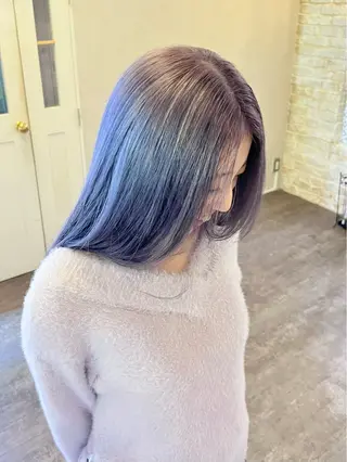 ロング カラー 透明感style 🌿 ASUKAのヘアスタイル