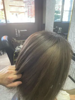 ミディアム 篠原 侑作のヘアスタイル
