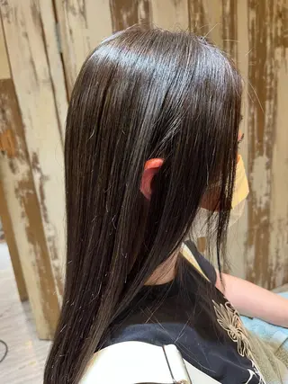 ロング カラー 美濃 咲穂のヘアスタイル