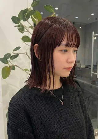 ミディアム カラー tre.甲子園口店 M A R Iのヘアスタイル