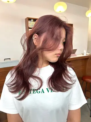 ロング カラー 大阪梅田/ イマムラミヅキのヘアスタイル