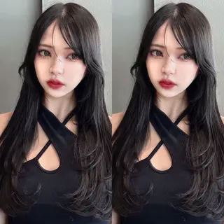 ロング カラー 韓国ヘア/髪質改善 TAKAHIROのヘアスタイル