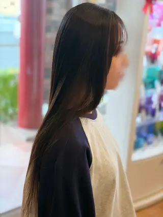 ロング 坂下 真珠愛のヘアスタイル