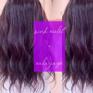 ロング カラー 川越 輝梨奈のヘアスタイル