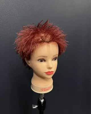 ショート カラー メンズ スパイキーの鬼 ヒロムのヘアスタイル