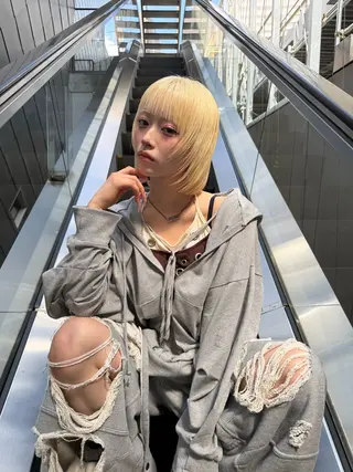 ショート カラー 💎透明感カラー特化 💎TAISEIのヘアスタイル