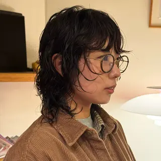 ミディアム パーマ hair space Syrup所属・レディースパーマ/ 合田 有一朗のヘアスタイル