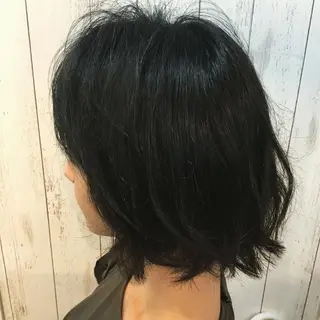 ショート カラー パーマ embrace エンブレイスのヘアスタイル