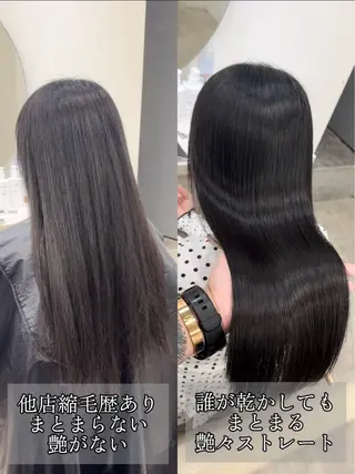 セミロング 髪質改善×韓国ヘア HIROのヘアスタイル