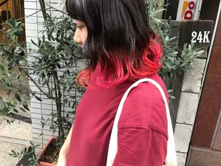 セミロング カラー 🫧透明感カラー/ ボブ/小笠原汐海🪽のヘアスタイル