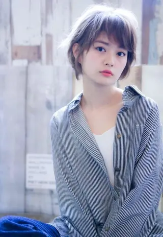 ショート カラー お気に入り数2.2万 🏆SHO🏆のヘアスタイル