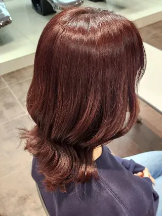 ミディアム little×salt所属・透明感カラー✨️ 渋谷/ナカムラのヘアスタイル