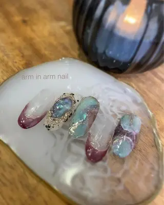 ネイル arm in arm ︎✿Yamamotoのマツエク・マツパデザイン