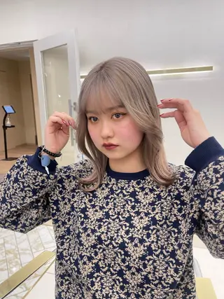 ミディアム 銀座🌈カラー美容師 佐藤ルイのヘアスタイル