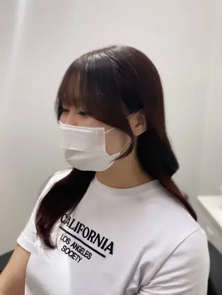 セミロング YUZU🎀顔まわり ×レイヤーカットのヘアスタイル