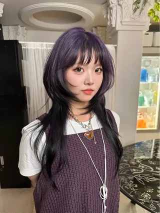 カラー RiA/レイヤーカッ ト/髪質改善のヘアスタイル