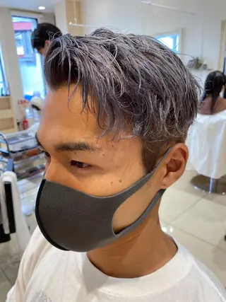 ショート カラー メンズ 髪質改善/茅ヶ崎 マツモト リョウのヘアスタイル