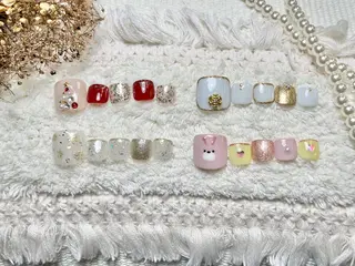 ネイル ネイルPetit Ribbonのネイルデザイン