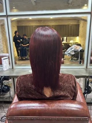 セミロング カラー elto烏丸店所属・elto四条烏丸 /  アヤカのヘアスタイル