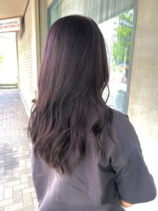 ロング 阪本 美紀のヘアスタイル
