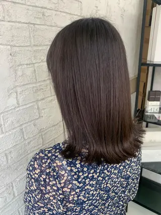 セミロング カラー エクステ＆艶カラー 🎀YURINA🎀のヘアスタイル