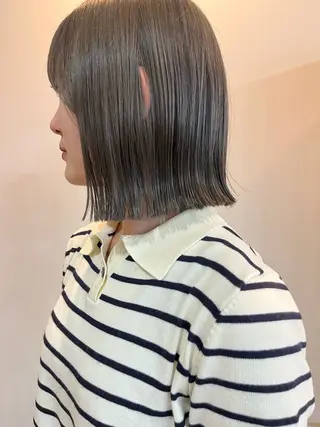 ショート ボブ×縮毛矯正 ryotaのヘアスタイル
