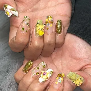ネイル RICO NAIL所属・RICO Nail パーツつけ放題🌈のネイルデザイン