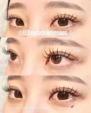 マツエク・マツパ ORO宝塚店 松南 祐里奈のマツエク・マツパデザイン