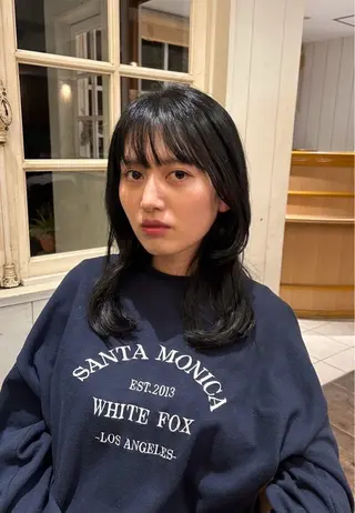 セミロング 本日⭕️ショート 大歓迎🌿‬村岡夢咲のヘアスタイル