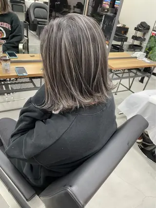 ミディアム カラー パーマ ヘアアレンジ メンズ キッズ ネイル マツエク・マツパ アイブロウ Eirデザイナーズ サロン茶屋町tomoのヘアスタイル