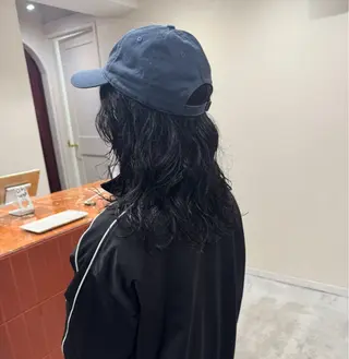 ミディアム パーマ 透明感カラー ☆akoのヘアスタイル