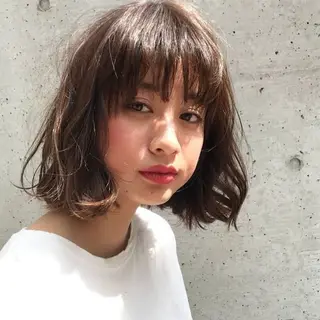 ミディアム 児玉 翠のヘアスタイル
