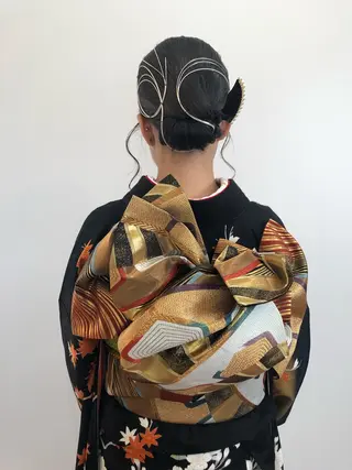 ヘアアレンジ Ruang所属・ツノガイ エリのヘアスタイル