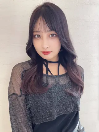 ロング カラー 個室サロンLOUIMADNA栄店所属・髪質改善美容師 個室サロン白金厚哉のヘアスタイル