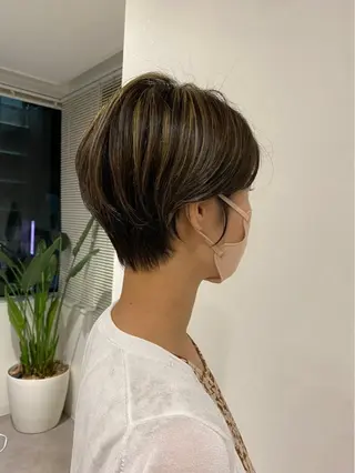 ショート Ami♡表参道 ピンク/ラベンダーのヘアスタイル