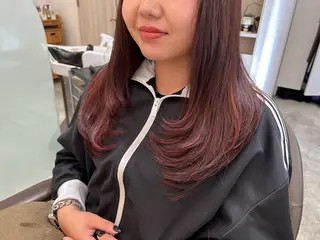 ロング カラー Chou所属・Chou kahoのヘアスタイル