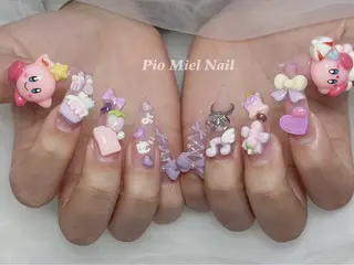 ネイル HANA 長さだしのネイルデザイン