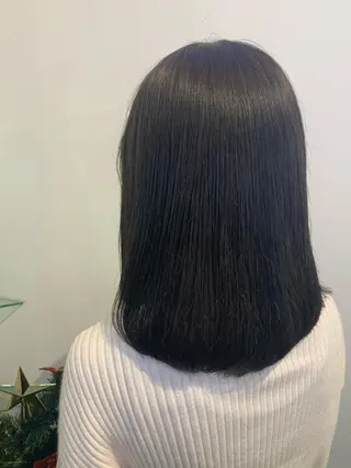ミディアム 透けるbrown カラー🎗♡yukaのヘアスタイル