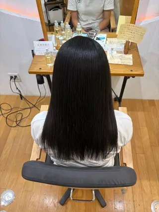 ロング 西元 群/艶髪/髪質改善のヘアスタイル