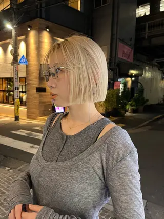 ショート benji 登戸所属・竹内 菜々子のヘアスタイル