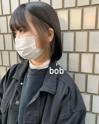 ミディアム カラー ELENA所属・ナチュラルなショート 北本空河のヘアスタイル