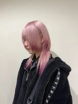 ミディアム カラー 新宿店長 🦄ブリーチYUGOのヘアスタイル