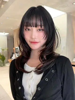 セミロング 💓ロング韓国ヘア ~Kirara💓のヘアスタイル