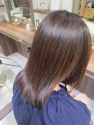 セミロング Ash桜新町 きあらのヘアスタイル