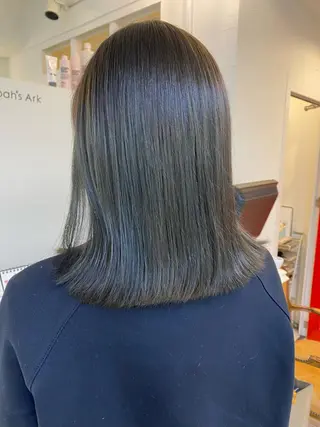 ミディアム カラー ヘアアレンジ マツエク・マツパ アイブロウ Noah's　Ark所属・透明感カラー🫧ヘア セット🫧松本菜月の眉毛・アイブロウイメージ