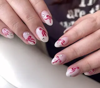 ネイル By moonネイル 🌷ワンホン/韓国風のネイルデザイン