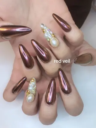 ロング ネイル 長さ出し専門 nynaのネイルデザイン