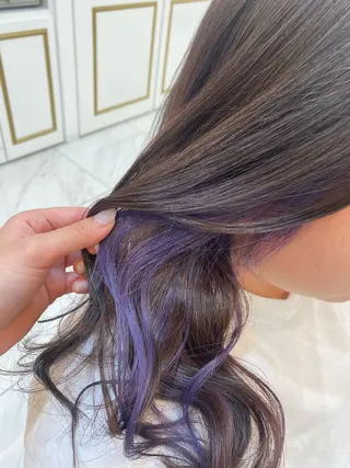 セミロング 艶髪/透明感/ 三宅晴香のヘアスタイル