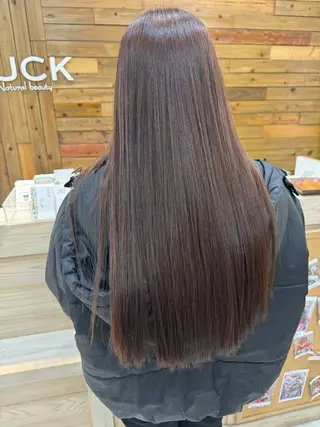 ロング ちぐさ/暖色/ ワンカラー🤍のヘアスタイル