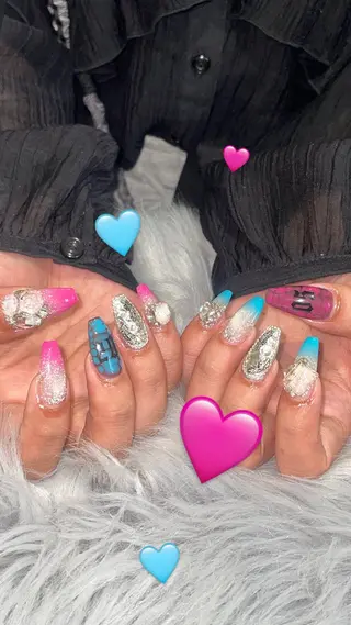 ネイル RICO NAIL所属・RICO Nail パーツつけ放題🌈のネイルデザイン